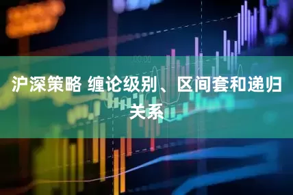 沪深策略 缠论级别、区间套和递归关系