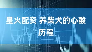 星火配资 养柴犬的心酸历程